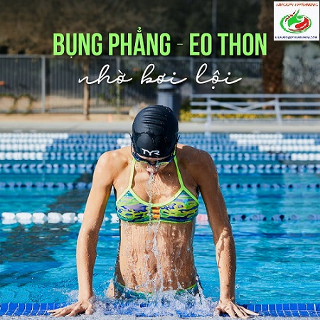 Bơi ếch giúp đốt cháy calo giảm cân hiệu quả